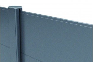 Poser des panneaux de clôture en aluminium lames larges
