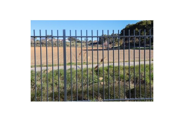 vente de clôture barreaudée moderne gris anthracite