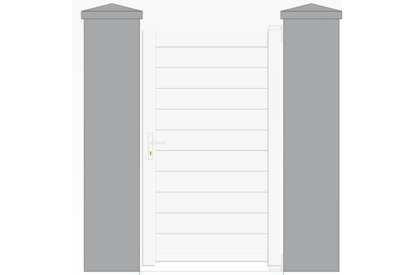 Vente en ligne de portillons en aluminium modernes