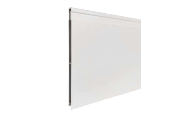 Lames pleines pour clôture en aluminium 21 cm blanches