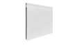 Lames pleines pour clôture en aluminium 21 cm blanches