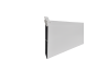 Lamelles pour clôture en aluminium semi-ajourées 21 cm blanches
