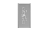 Commander un panneau de clôture aluminium vertical motif labyrinthe