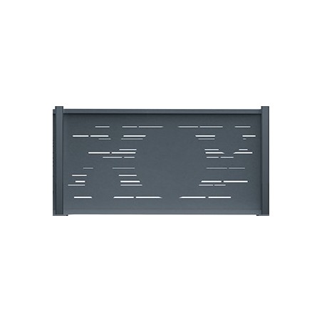 Achat d'un panneau de clôture aluminium motif graphique
