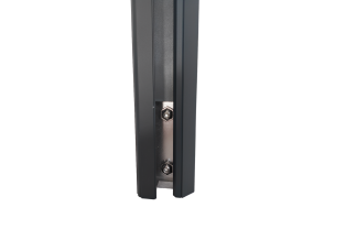 Acheter une platine de clôture aluminium pour muret plat