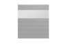 Vente en ligne de lames décor alu brossé pour clôture en aluminium