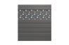 Vente en ligne de lames décoratives pour clôture aluminium motif bulle