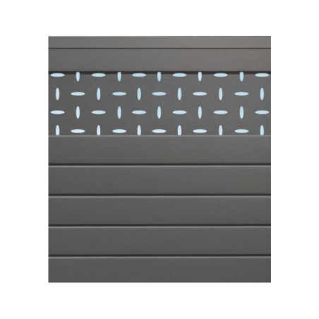 Achat de lames décoratives pour clôture aluminium motif ellipse