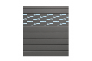 Acheter des lames décoratives pourb clôture aluminium motif ondulation