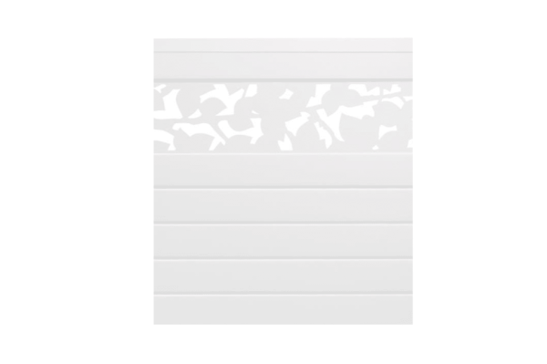 Acheter des lames décoratives pour clôture aluminium motif floral