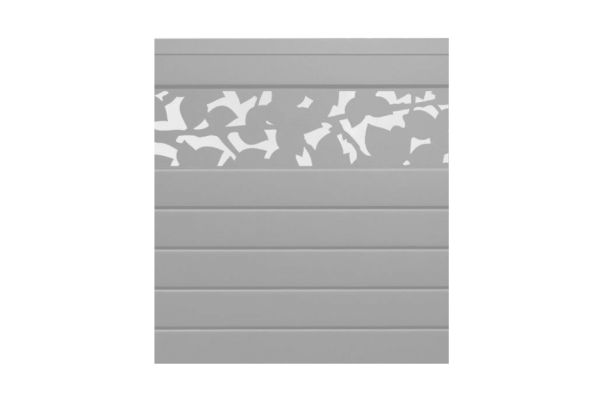 Commander des lames décoratives pour clôture aluminium motif floral