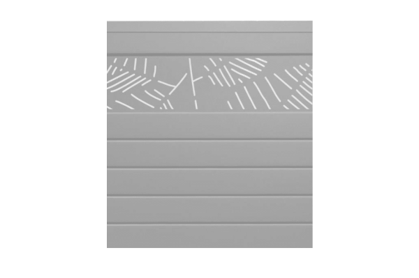 Vente en ligne de lames décor fougère pour clôture aluminium