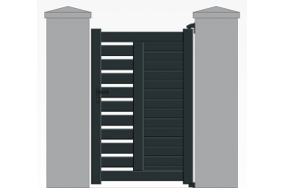 Portillon aluminium SUR...