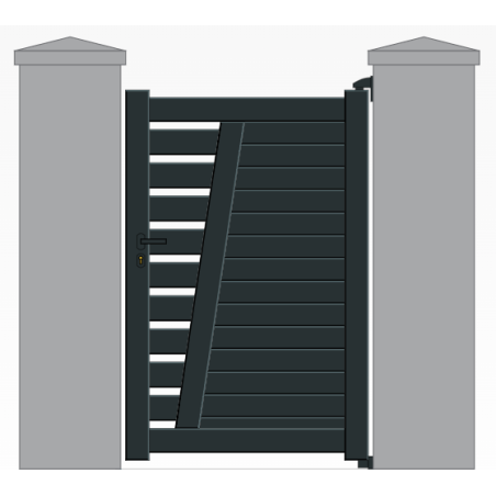 Portillon aluminium SUR...