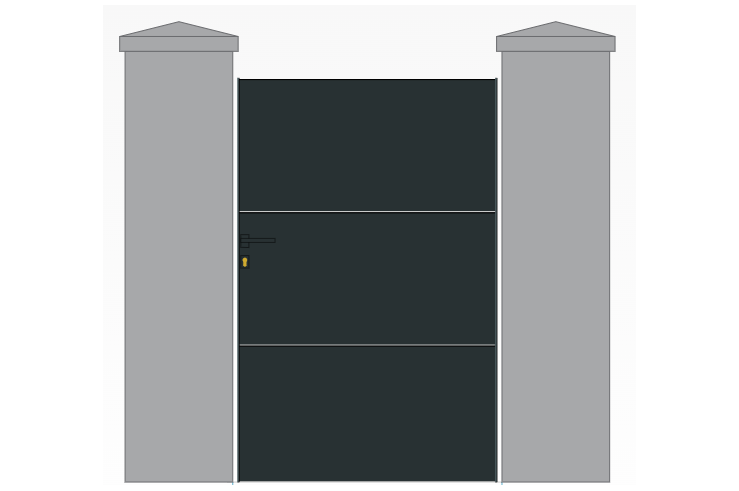 Portillon aluminium SUR...