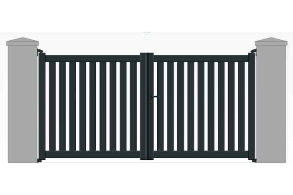 Portail battant aluminium...