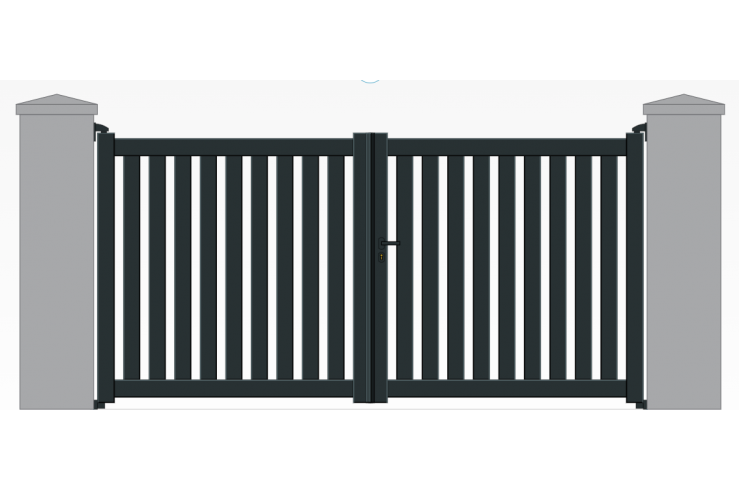 Portail battant aluminium...