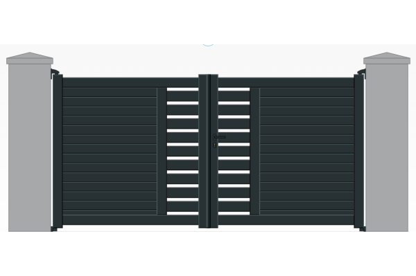 Portail battant aluminium...