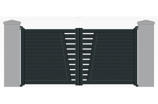 Portail battant aluminium...