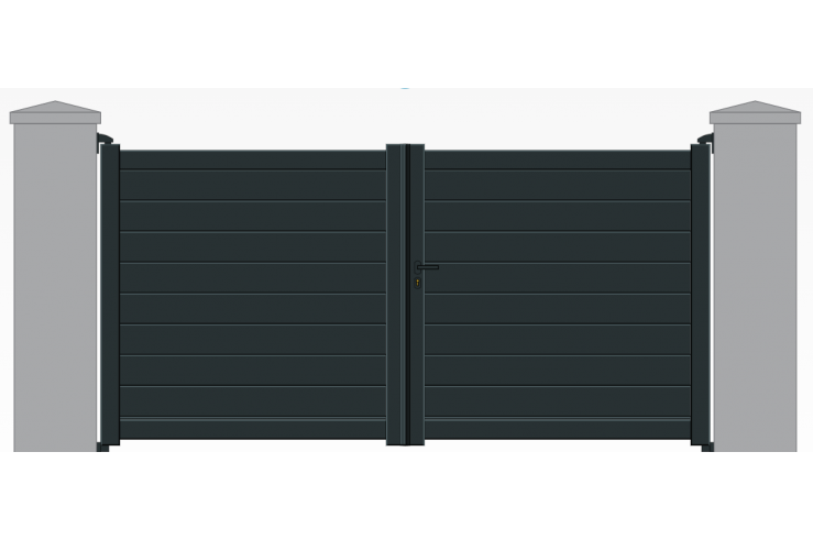 Portail battant aluminium... Portail battant aluminium...