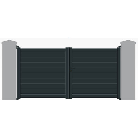 Portail battant aluminium...