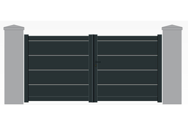 Portail battant aluminium...
