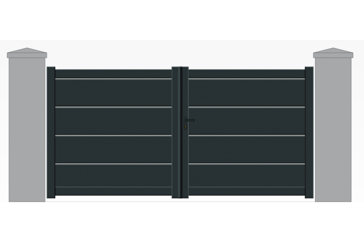 Portail battant aluminium... Portail battant aluminium...