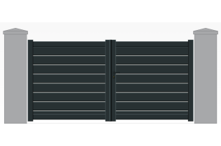 Portail battant aluminium...