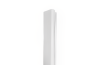 Poteau pour clôture aluminium lames 21 cm blanc