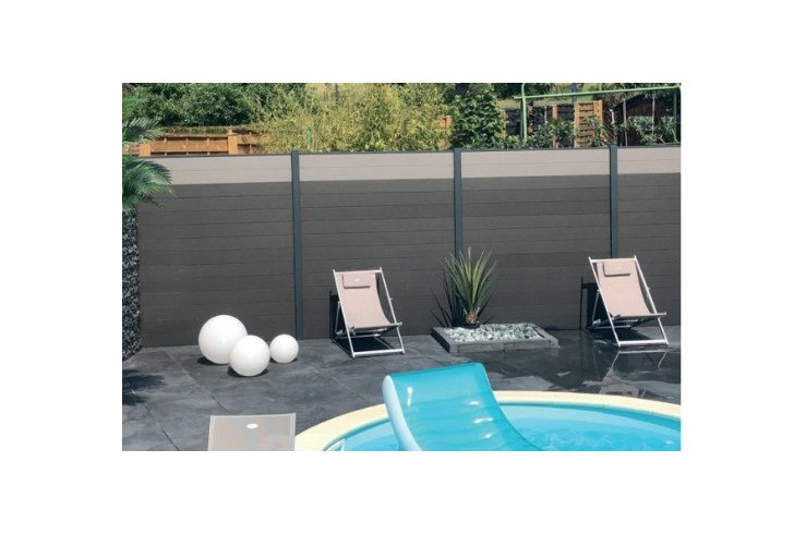 Lamelles composite pour clôture de qualité professionnelle Lamelles composite pour clôture de qualité professionnelle