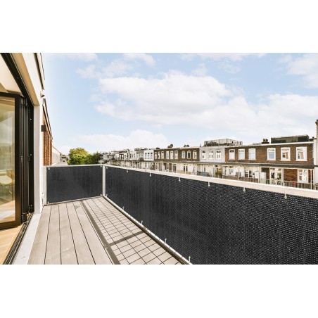 Où trouver un brise-vue en toile pour balcon Noir