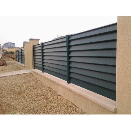 Panneaux de clôture en aluminium designs