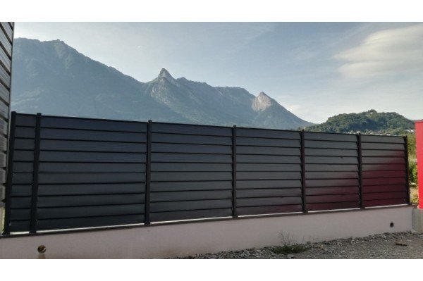 Panneaux de clôture en aluminium