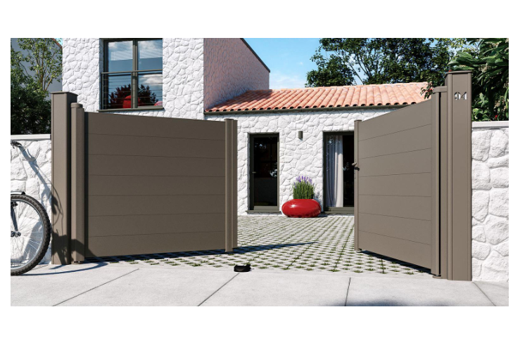 Portail battant aluminium...
