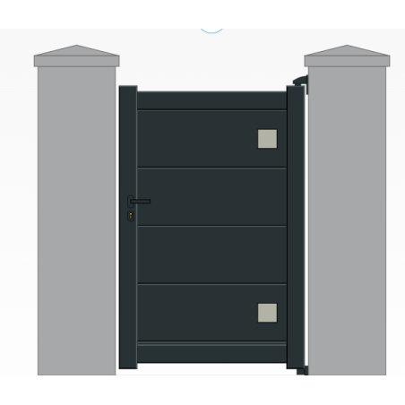 Portillon aluminium SUR...
