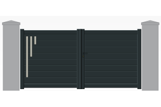 Portail battant aluminium...