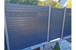 Où trouver des lames décor ondulation pour clôture aluminium