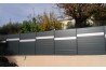 Acheter une lame décor pour clôture aluminium gris argent