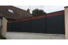 Achat d'une lame décor imitation bois pour clôture aluminium