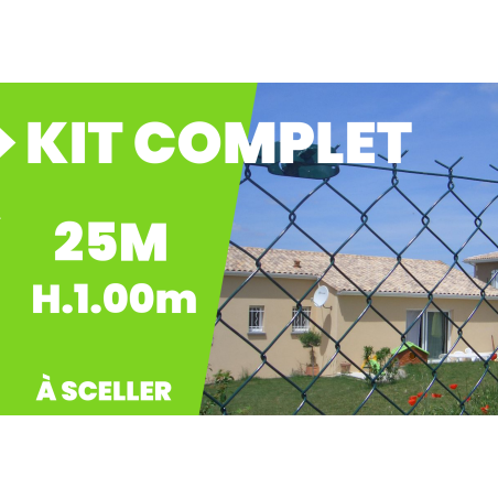 Kit complet grillage souple simple torsion