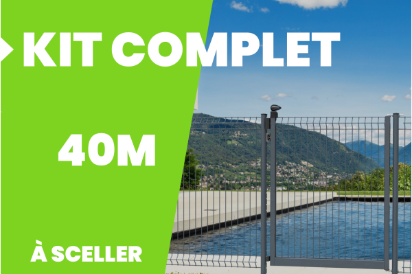 Acheter un kit de clôture rigide pour piscine