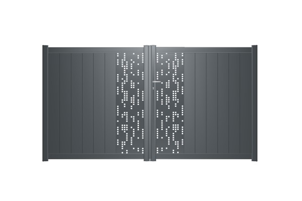 Portail battant aluminium...