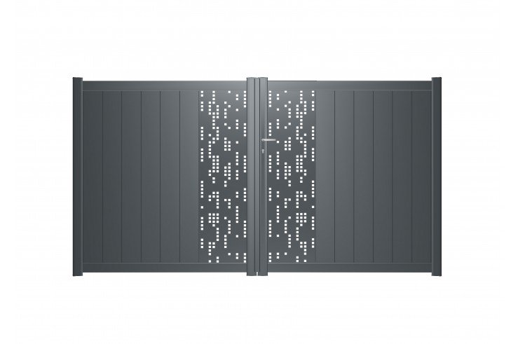 Portail battant aluminium...