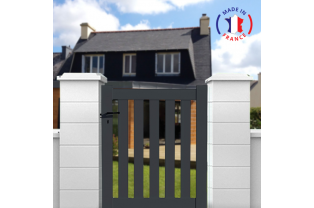 Portillon aluminium pas...