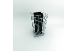 Jardinière en gabion design