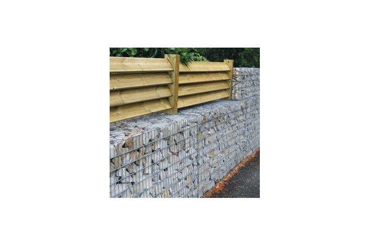 Gabion 100x30x100 cm en...