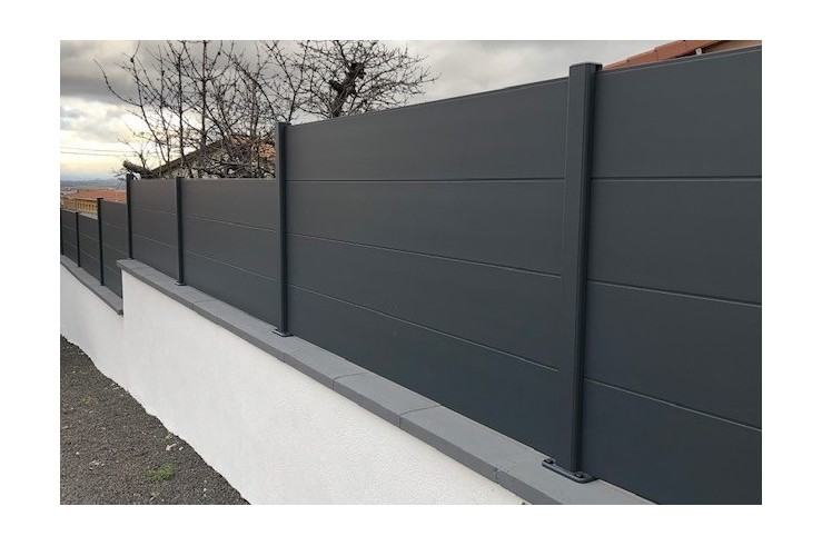 Clôture aluminium en kit... Clôture aluminium en kit...