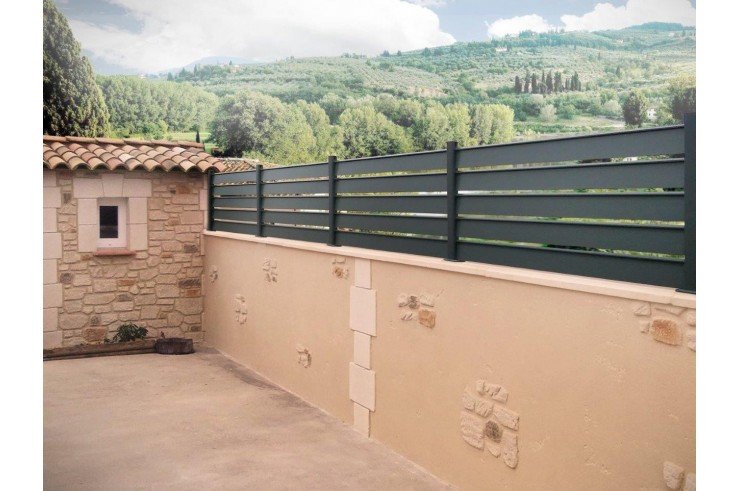 Clôture aluminium en kit... Clôture aluminium en kit...