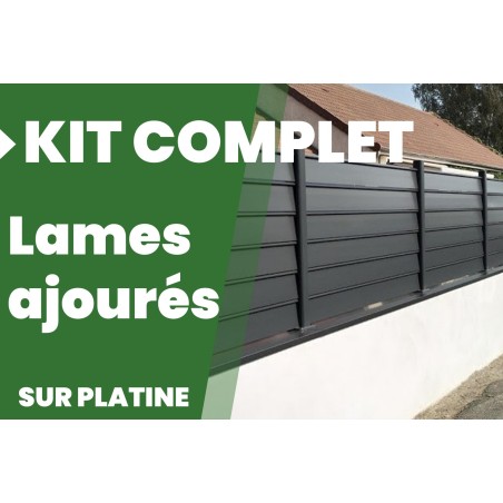 Clôture aluminium en kit...