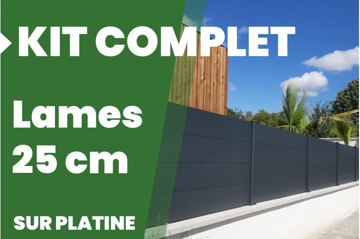 Clôture aluminium en kit... Clôture aluminium en kit...